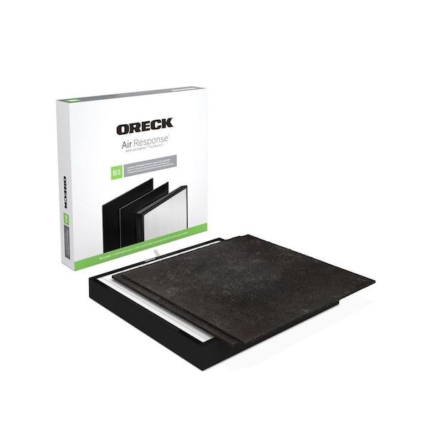 Certified HEPA Media and Odor Control Replacement Filter Kit Type B3, Compatiable with  Air Response Large (WK16002)