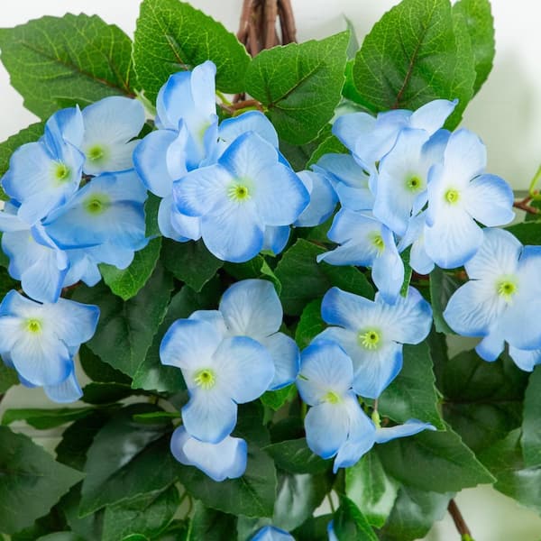 ortensia 　シングル2枚ブルー ortensia シングル2枚ブルー nearly-natural-artificial-