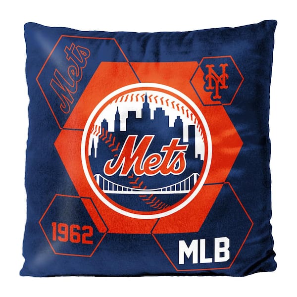THE NORTHWEST GROUP MLB Mets Connector Velvet Reverse Pillow