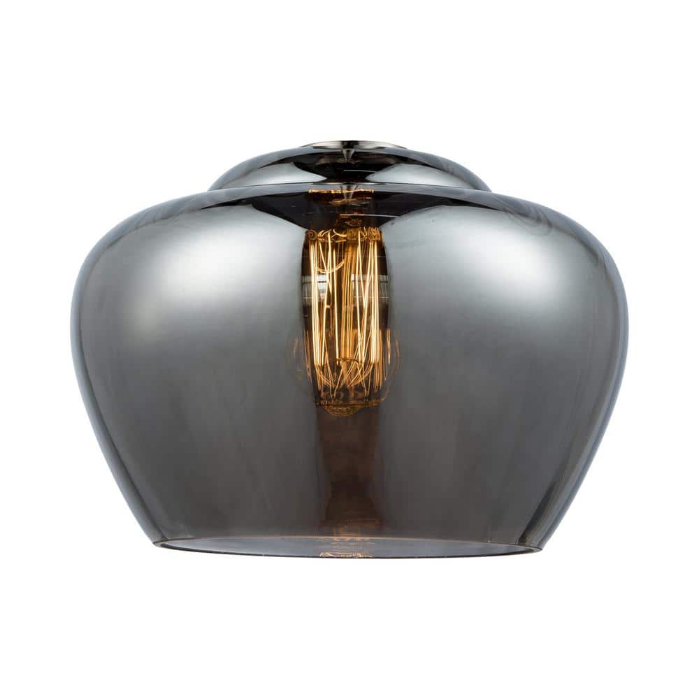 Antique Copper Glass Mini Bowl Pendant Light