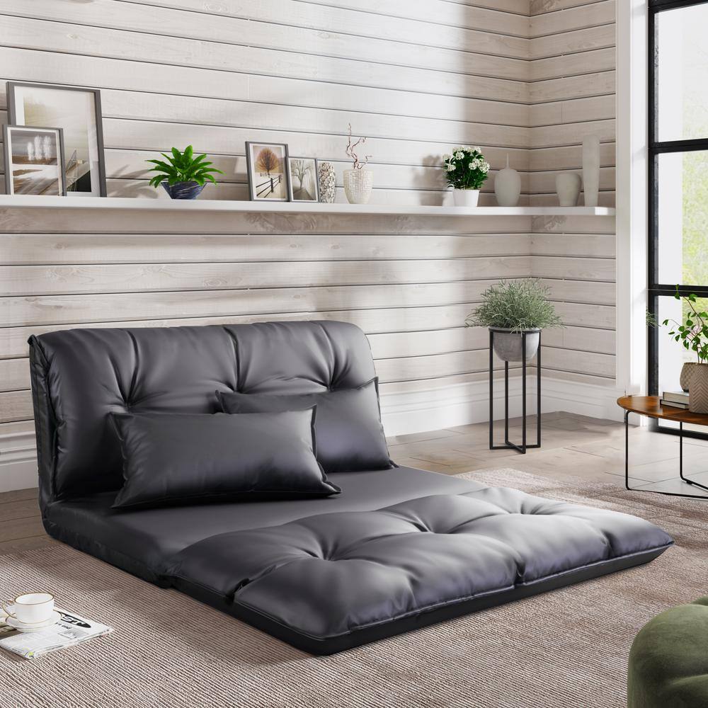 Black futon chair discount