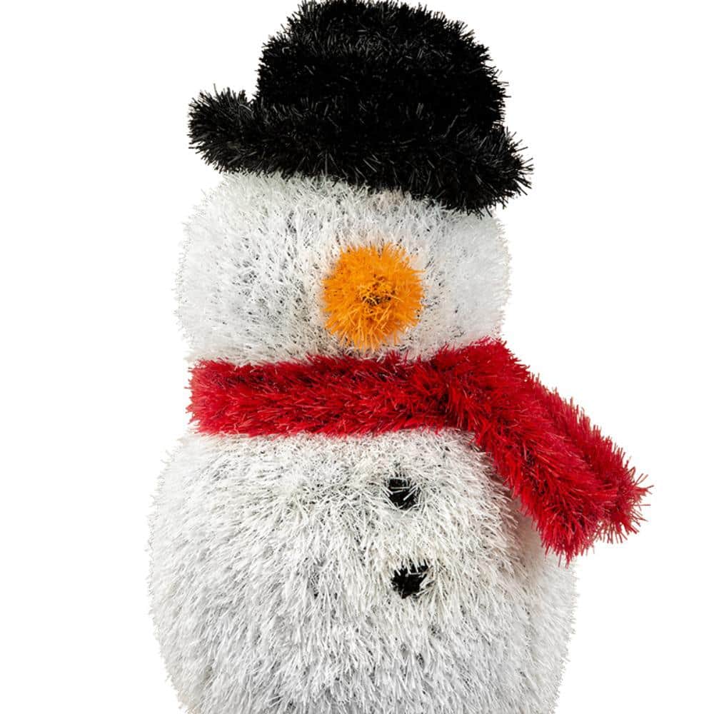 17 in. White Outdoor Holiday Yard Figurine Snowman 1-Piece price history on PriceWatchPro