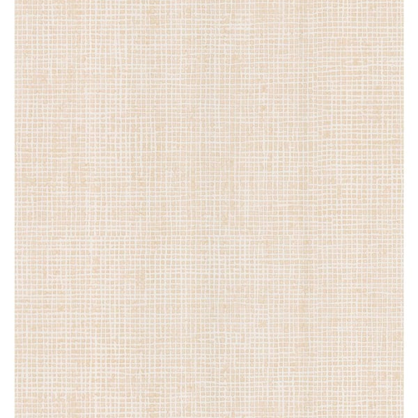 Brewster Simple Space Woven Effect Washable Wallpaper Sample