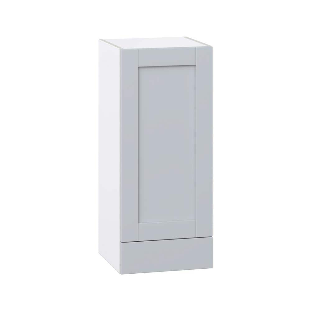 Milton 15 in. W x 14 in. D x 35 in. H Assembled Shaker Wall Kitchen Cabinet in Light Gray with Drawer price history on PriceWatchPro