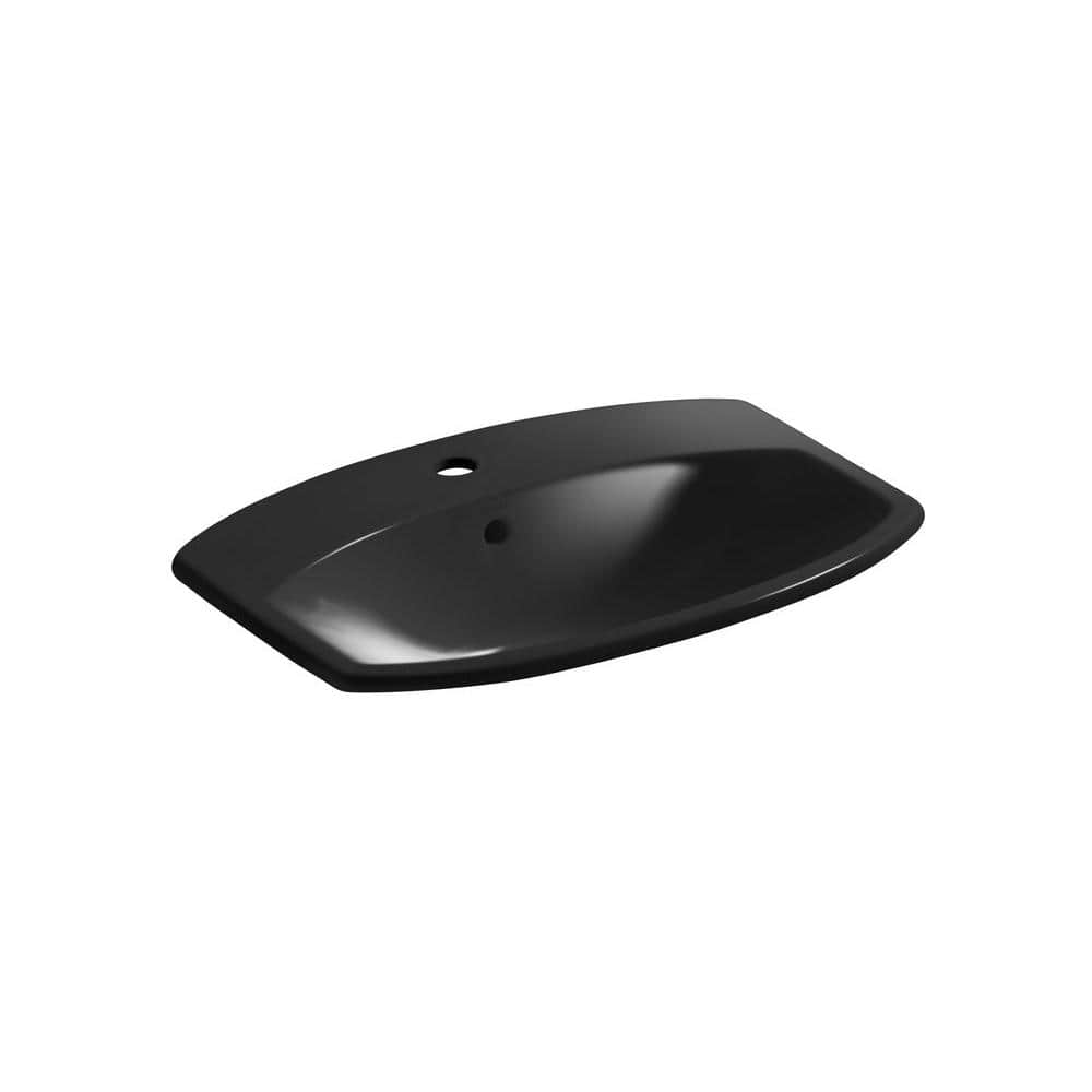 KOHLER Cimarron 22-3/4 in. Drop-In Vitreous China Bathroom Sink in ...