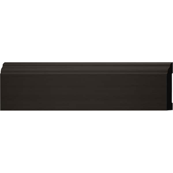 Royal Mouldings 5523 7/16 in. x 3-1/4in. x 8 ft. OVC Base Espresso Moudling