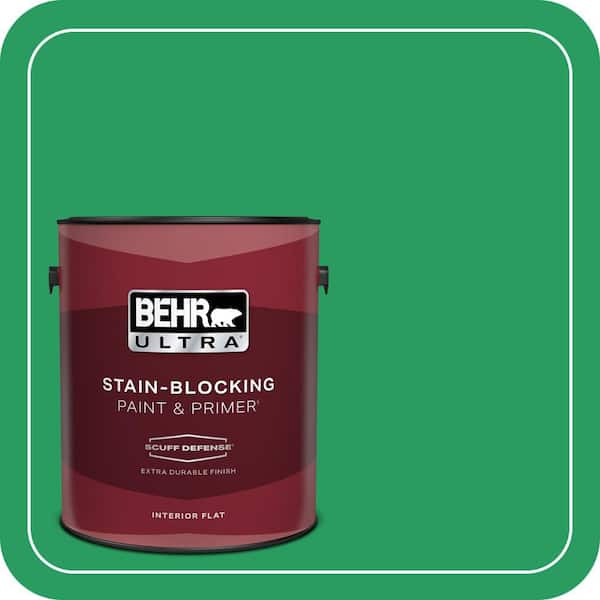 BEHR ULTRA 1 gal. #S-G-450 Herbal Tea Extra Durable Flat Interior Paint & Primer