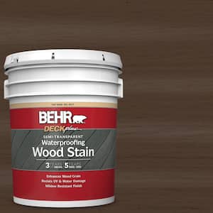 5 gal. #ST-111 Wood Chip Semi-Transparent Waterproofing Exterior Wood Stain
