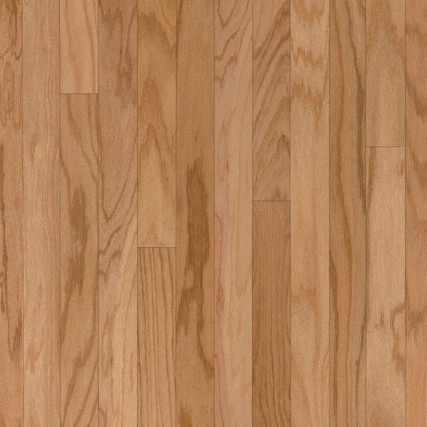 Bruce Take Home Sample - Colony Rustic Natural Oak 3/8 in. T x 5 in. W T+G Smooth Engineered Hardwood Flooring