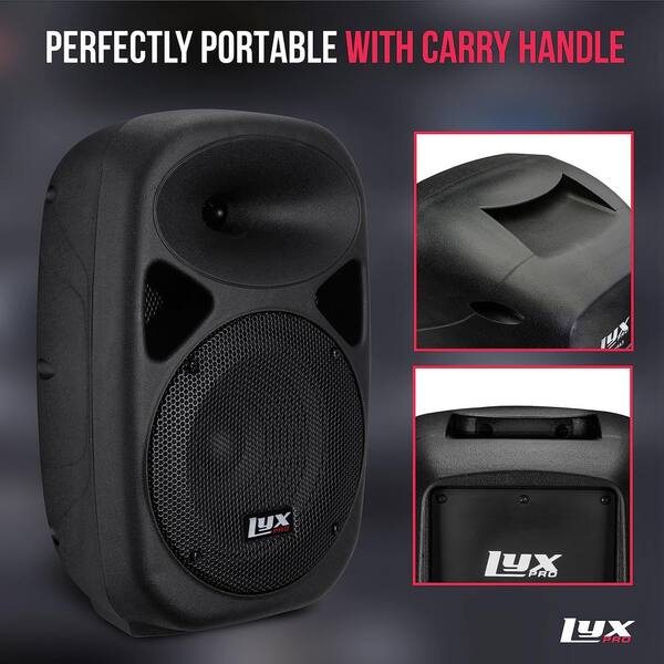 LYXPRO 10 in. Passive DJ PA Speaker System W/XLR, 1/4 and