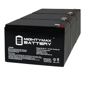 12V 15AH F2 Replacement Battery for Razor MX500 - 3 Pack