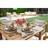 Hampton Bay Orleans 5-Piece Eucalyptus Outdoor Dining Set with CushionGuard  Almond Cushions FRN-801960-D - The Home Depot