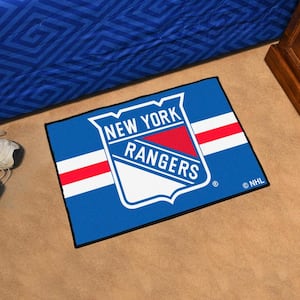 New York Rangers Blue 1.5 ft. x 2.5 ft. Starter Area Rug