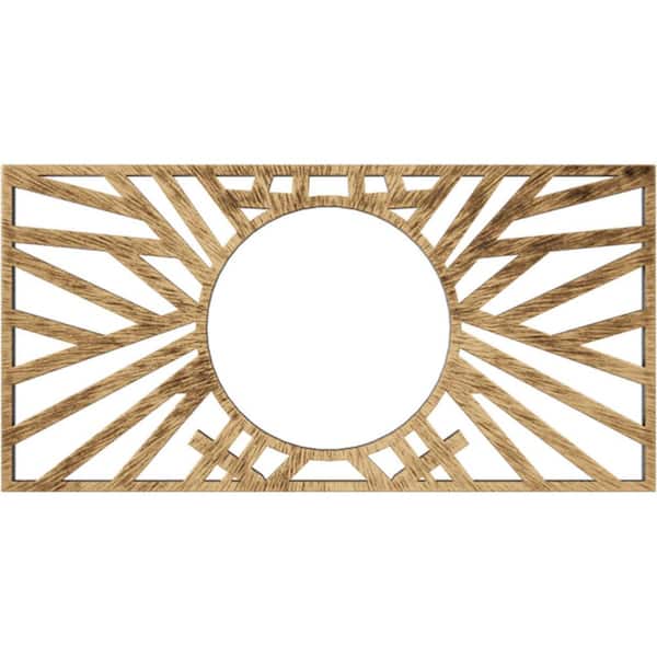 Ekena Millwork 0.5 in. x 18 in. x 9 in PVC Medallion Moulding