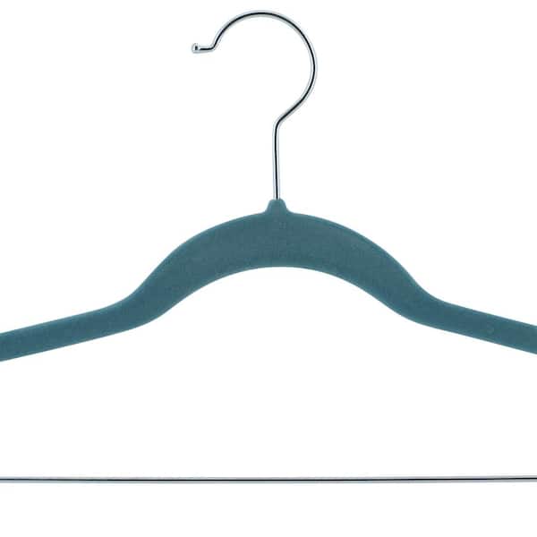 Maple Finish Wood Clip Suit Hangers (12-Pack)