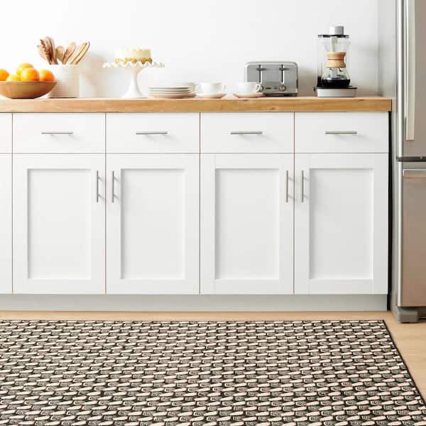 Cockadoodledoo Machine Washable Multi 2.6 ft. x 8 ft. Indoor Area Rug