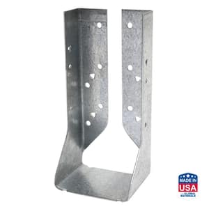 HUC ZMAX Galvanized Face-Mount Concealed-Flange Joist Hanger for Double 2x8 Nominal Lumber