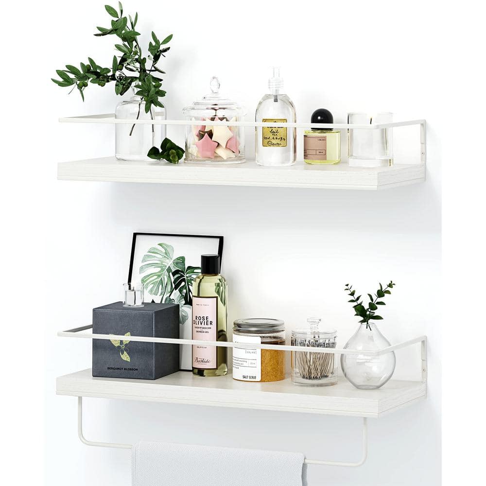 6 in. x 16 in. x 2 in. Floating Shelves for Wall Set of 2