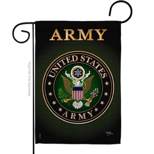 13 in. x 18.5 in. Army Garden Flag Double-Sided Armed Forces Decorative Vertical Flags
