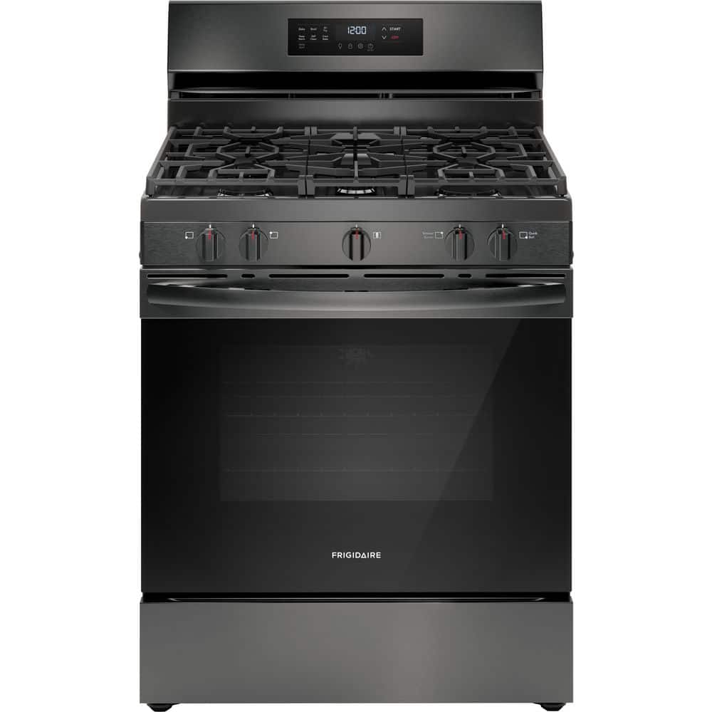 Frigidaire 30" Black Stainless Steel Gas Range with Air Fry