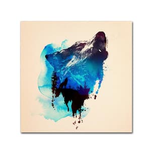 35 in. x 35 in. "Alone As A Wolf" by Robert Farkas Printed Canvas Wall Art