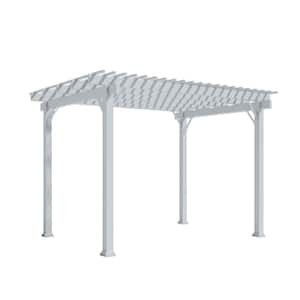 IntelliShade 10 ft. x 14 ft. White Aluminum Classic IntelliKit Pergola