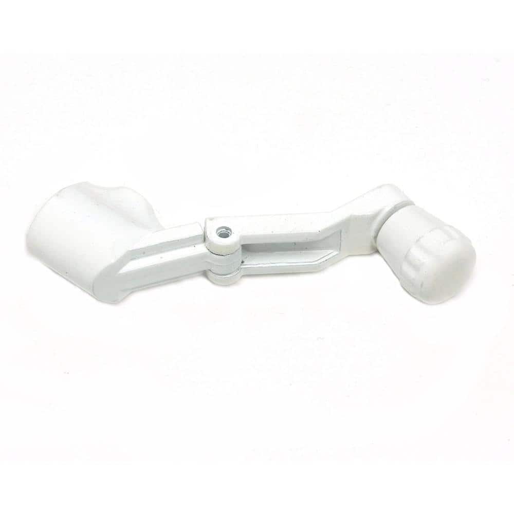White Universal Folding Handle for Window Operators