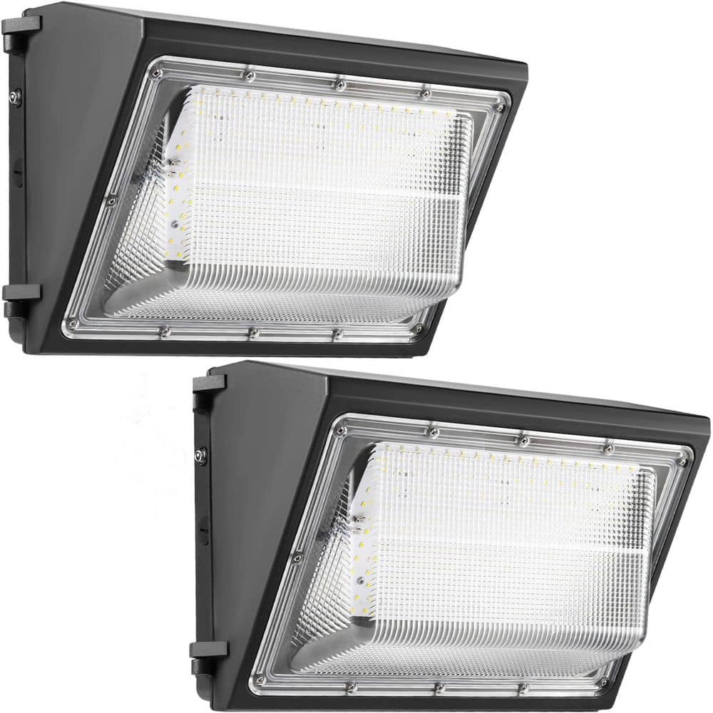 100W 13000 Lumen 5000K LED Wall Pack Dusk to Dawn Outdoor Security Work Light Hardwired Outdoor Security 2 Pack price history on PriceWatchPro