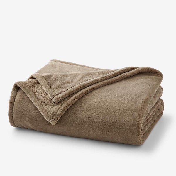 The Company Store Company Plush Silver Mink Polyester Full/Queen Blanket