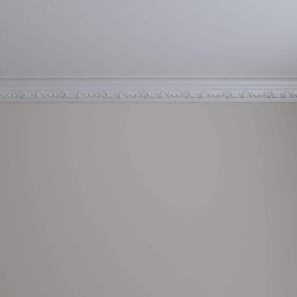 2 7/8"H x 2 3/4"P x 4"F x 94 1/2"L Caputo Crown Moulding