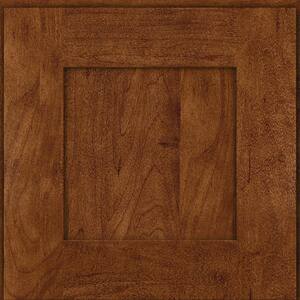 14-5/8 in. x 14-5/8 in. Cabinet Door Sample in Cognac