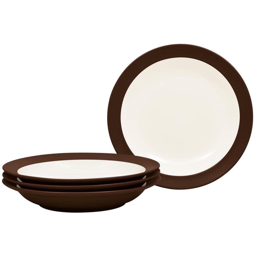 Noritake Colorwave 27 (fl.oz.) Chocolate Brown Stoneware Pasta Bowl 10 ...