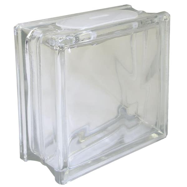 REDI2CRAFT 7-1/2 in. x 7-1/2 in. x 3-1/8 in. Glass Block for Arts and Crafts (4-Pack)