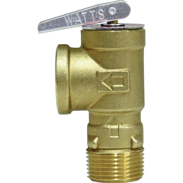 Watts 3/4 In Lead Free Poppet Type Pressure Relief Valve, Test Lever, 150 psi