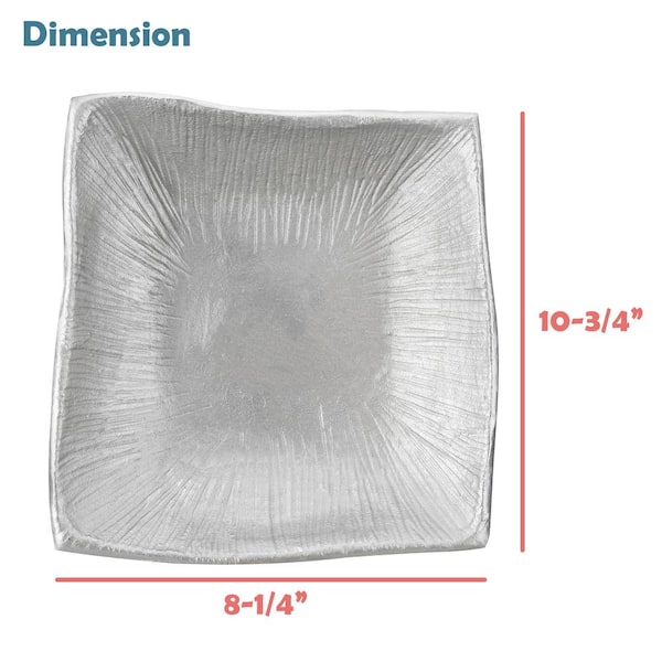 Aluminum clearance serving plates