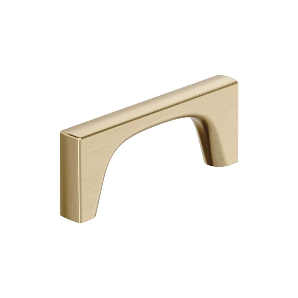 Merced 3 in. (76mm) Center-to-Center Golden Champagne Bar Cabinet Pull price history on PriceWatchPro