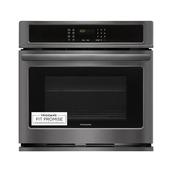 Frigidaire 30 in. Single Electric Wall Oven Self-Cleaning in Black Stainless Steel