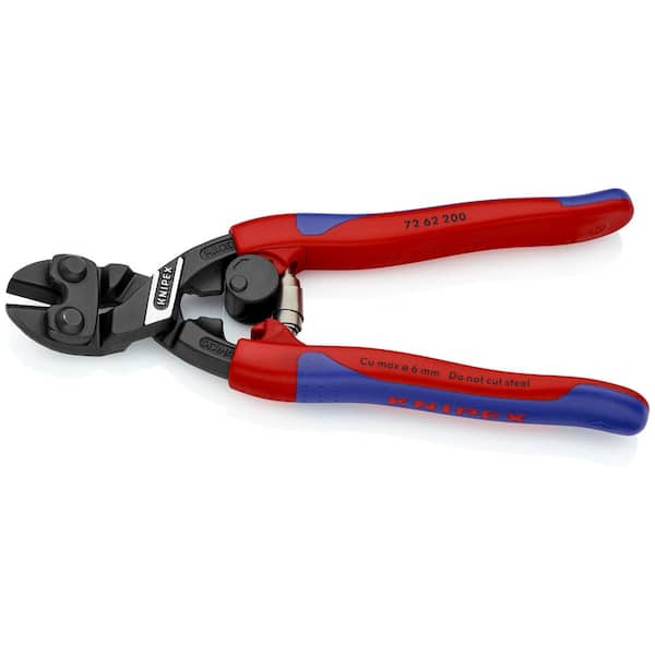 KNIPEX 4-3/4 in. Electronics Diagonal Cutters with Carbide Metal Cutting  Edges 77 02 120 H ESD - The Home Depot