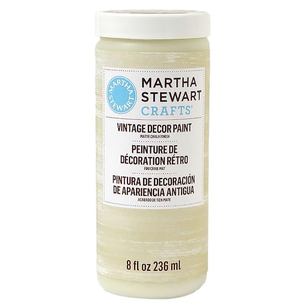 Martha Stewart Crafts Vintage Decor 8 oz. Pear Matte Chalk Finish Paint