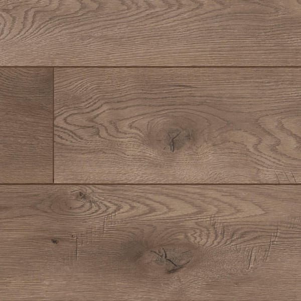 TrafficMaster Anniston Oak 7 mm Thick x 7-2/3 in. Wide x 50-5/8 in. Length Laminate  Flooring (24.17 sq. ft. / case) 45108