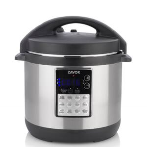 LUX EDGE 4 Qt. Stainless Steel Electric Pressure Cooker with Stainless Steel Cooking Pot
