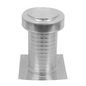 7 in. Dia Keepa Vent an Aluminum Roof Vent for Flat Roofs