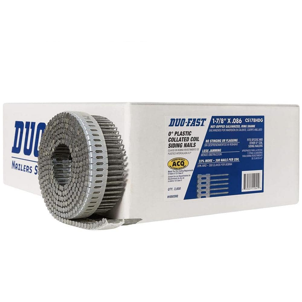 duo fast collated siding nails 650392 64 1000