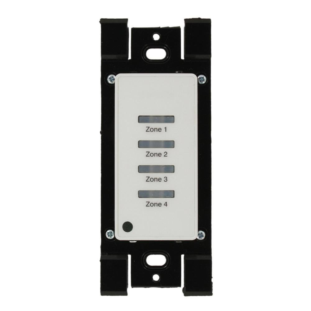 White Low Voltage Pushbutton Station with Copper Contacts