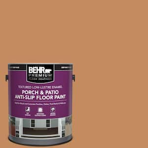 1 gal. #PPU3-13 Glazed Ginger Textured Low-Lustre Enamel Interior/Exterior Porch and Patio Anti-Slip Floor Paint