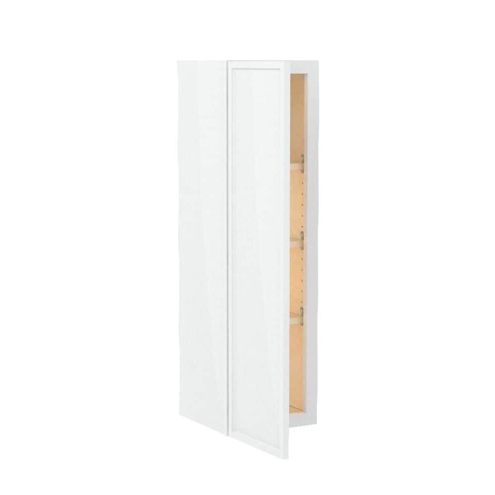 Franklin 15 in. W x 12 in. D x 42 in. H Assembled Plywood Wall Kitchen Cabinet in Vesper White with Soft Close price history on PriceWatchPro