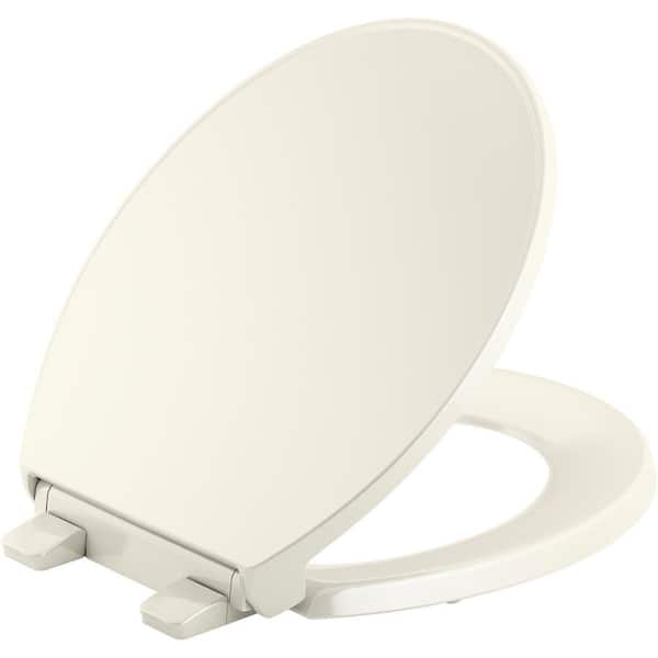 KOHLER Border Round Closed Front Toilet Seat in Biscuit K-24494-A-96 ...