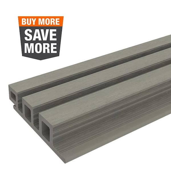 NewTechWood European Siding System 4.8 in. x 96 in. Composite Norwegian Board Siding in Roman Antique