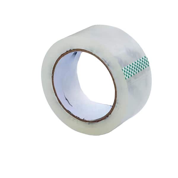 36 Rolls Heavy Duty Clear Packaging Tape 2 in. Wide 65 yds. Per Roll Total 2340 yds. for Shipping Moving Sealing