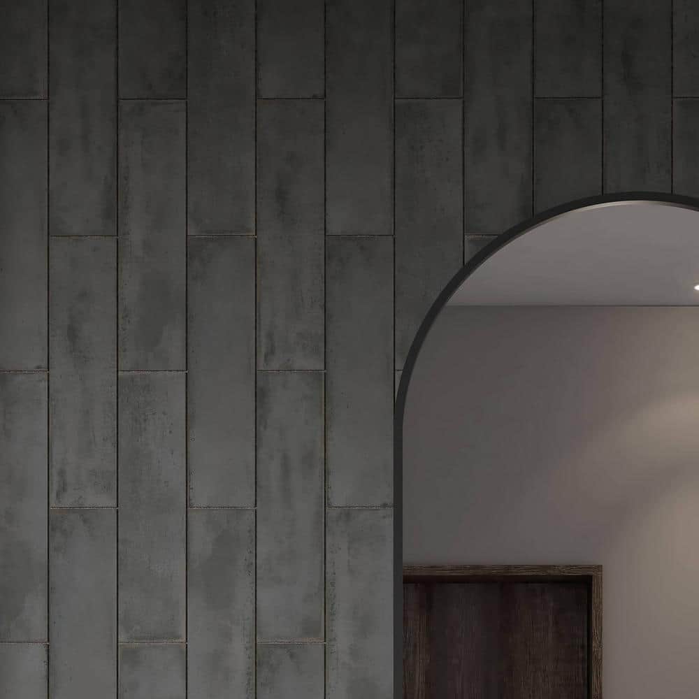 Iron Matte 3x12 Ceramic Subway Wall Tile